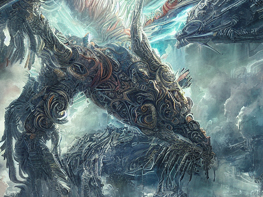 #AI创作实验室#科幻神兽天宫