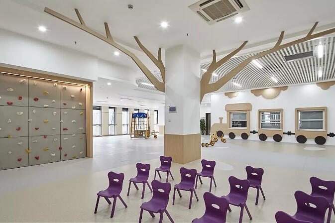 3000㎡童话王国幼儿园设计落地方案|简约现代风格