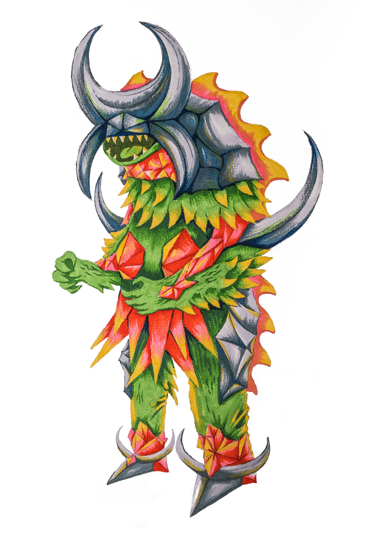 怪兽侵略计划昭和画报风格怪兽_守望者swangzhe-站酷zcool