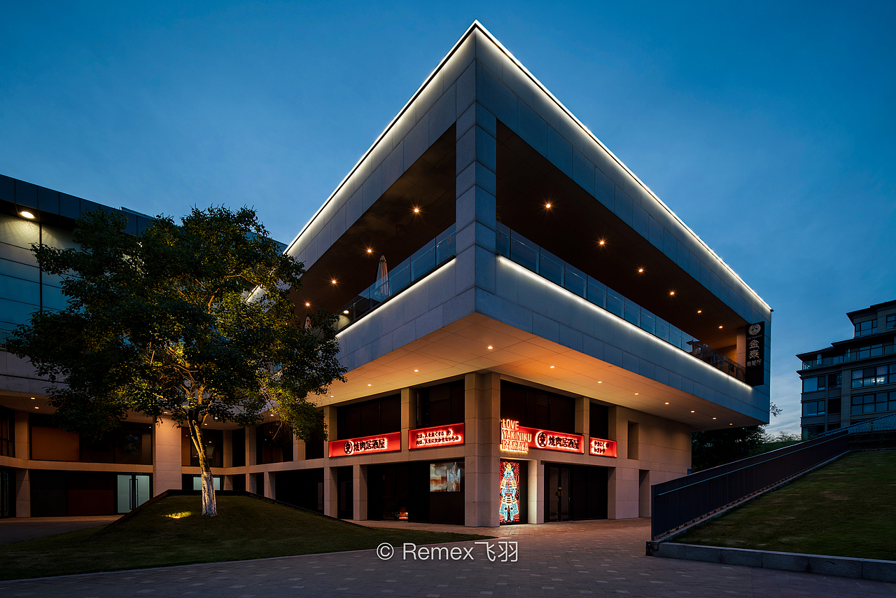 夜幕霓虹里的武士道|空间摄影飞羽