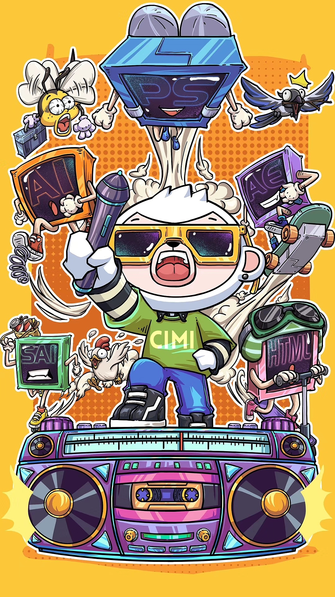 2019上半年插畫(huà)總結(jié)（圖ZMTY3NjEwNDYw） - 商業(yè)插畫(huà) - 站酷設(shè)計(jì)師壹東耳原創(chuàng)素材 - 站酷ZCOOL