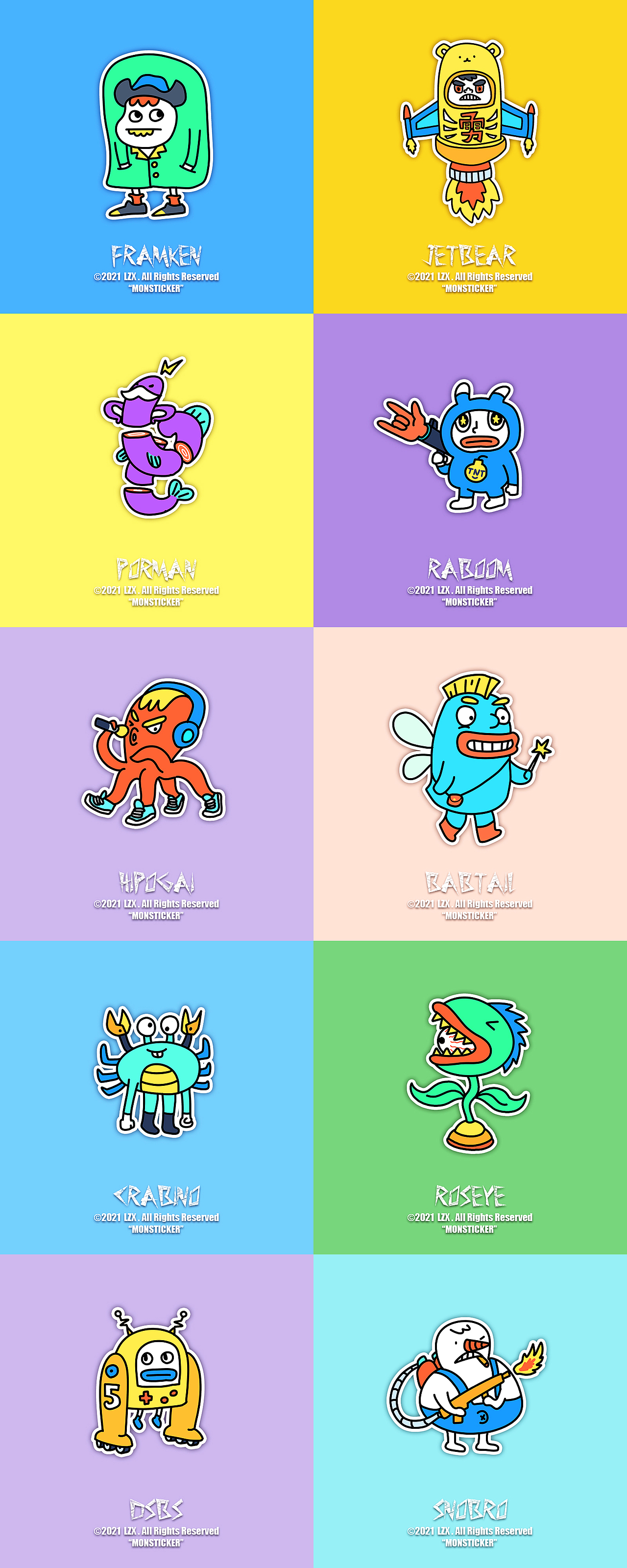 怪物计划（图ZMjQ1NjU1MTgw） - 图案 - 站酷设计师廖无患原创素材 - 站酷ZCOOL
