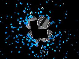 C4D学习-破碎LOGO