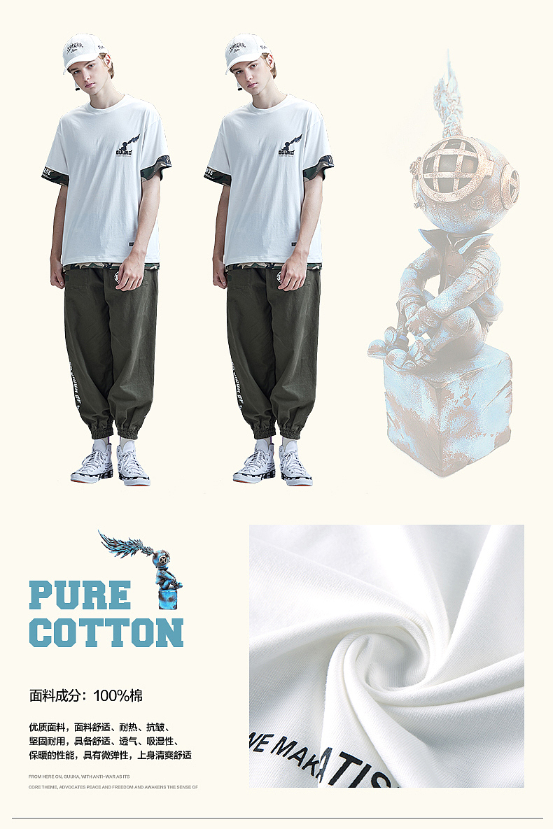 Sank Toys×GUUKA联名夏季服装。这个夏季我要你好看！（图ZMTU3NTQ1Njg0） - 休闲/流行服饰 - 站酷设计师宅仔原创素材 - 站酷ZCOOL