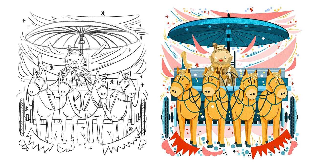 秦俑ip:百变兵马俑"秦秦"_aaaamieya-站酷zcool