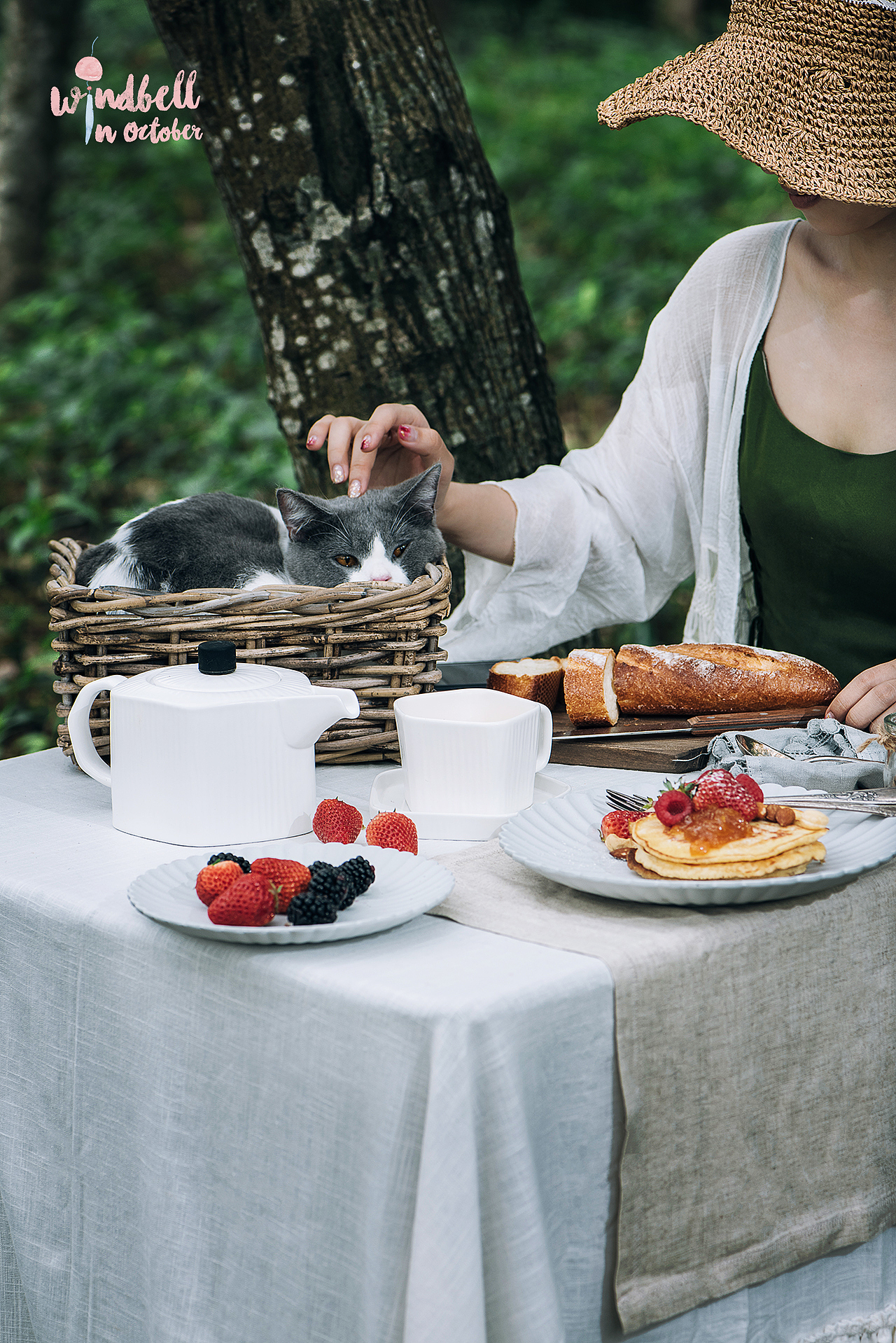 十月风铃野餐day主题拍摄