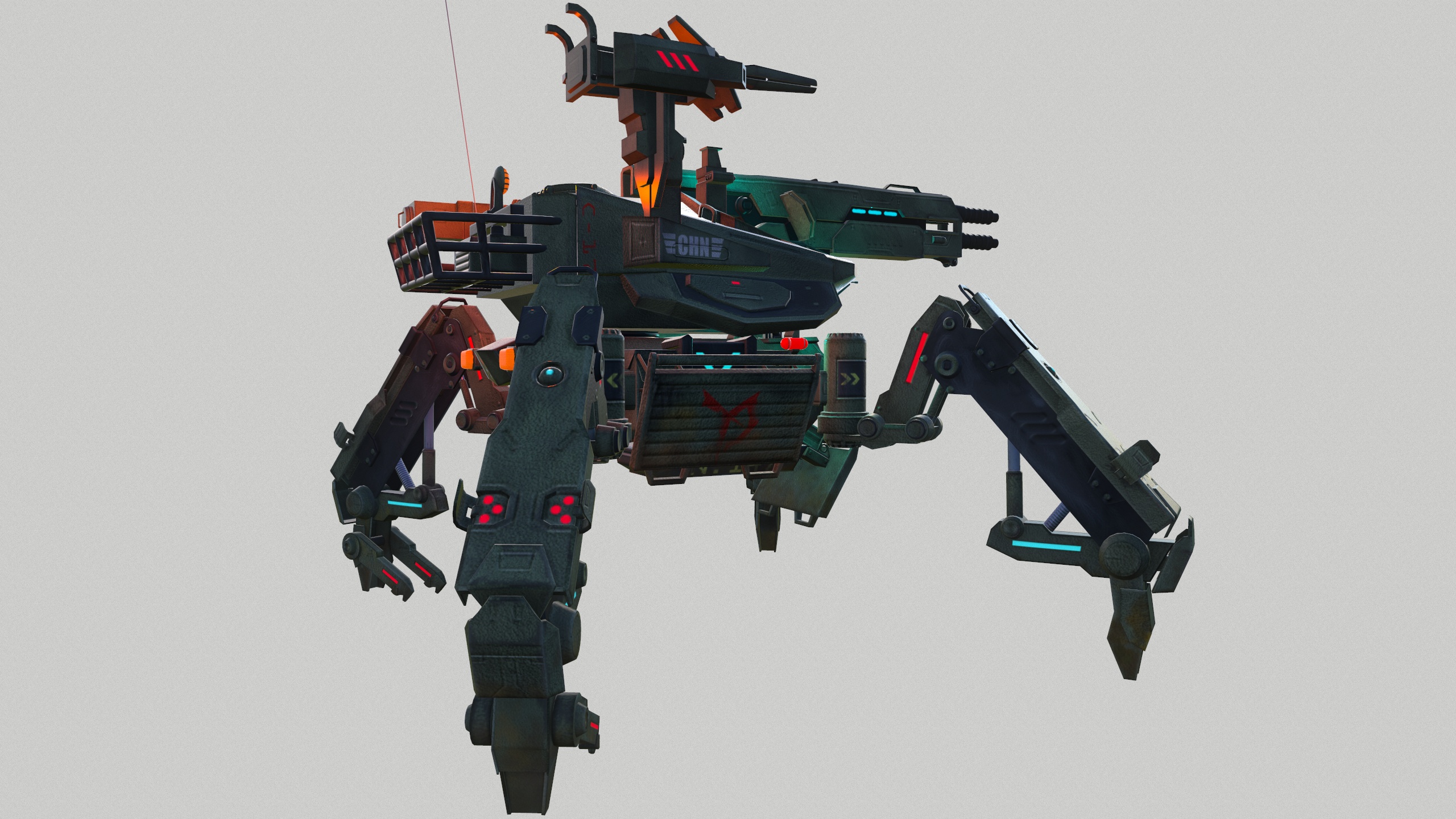 自己做的次时代机械模型