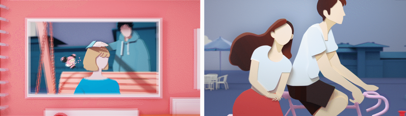 腾讯视频《心动的信号》第二季 视觉呈现（图ZMTY2MTc2NDA0） - 栏目片头 - 站酷设计师显而艺见原创素材 - 站酷ZCOOL