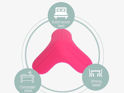 硅胶桌角防撞缓冲垫详情