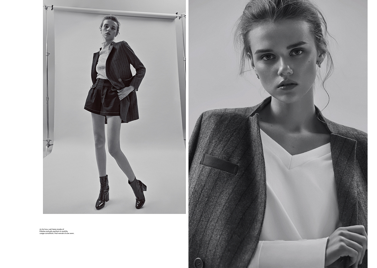 黑白商业服装拍摄