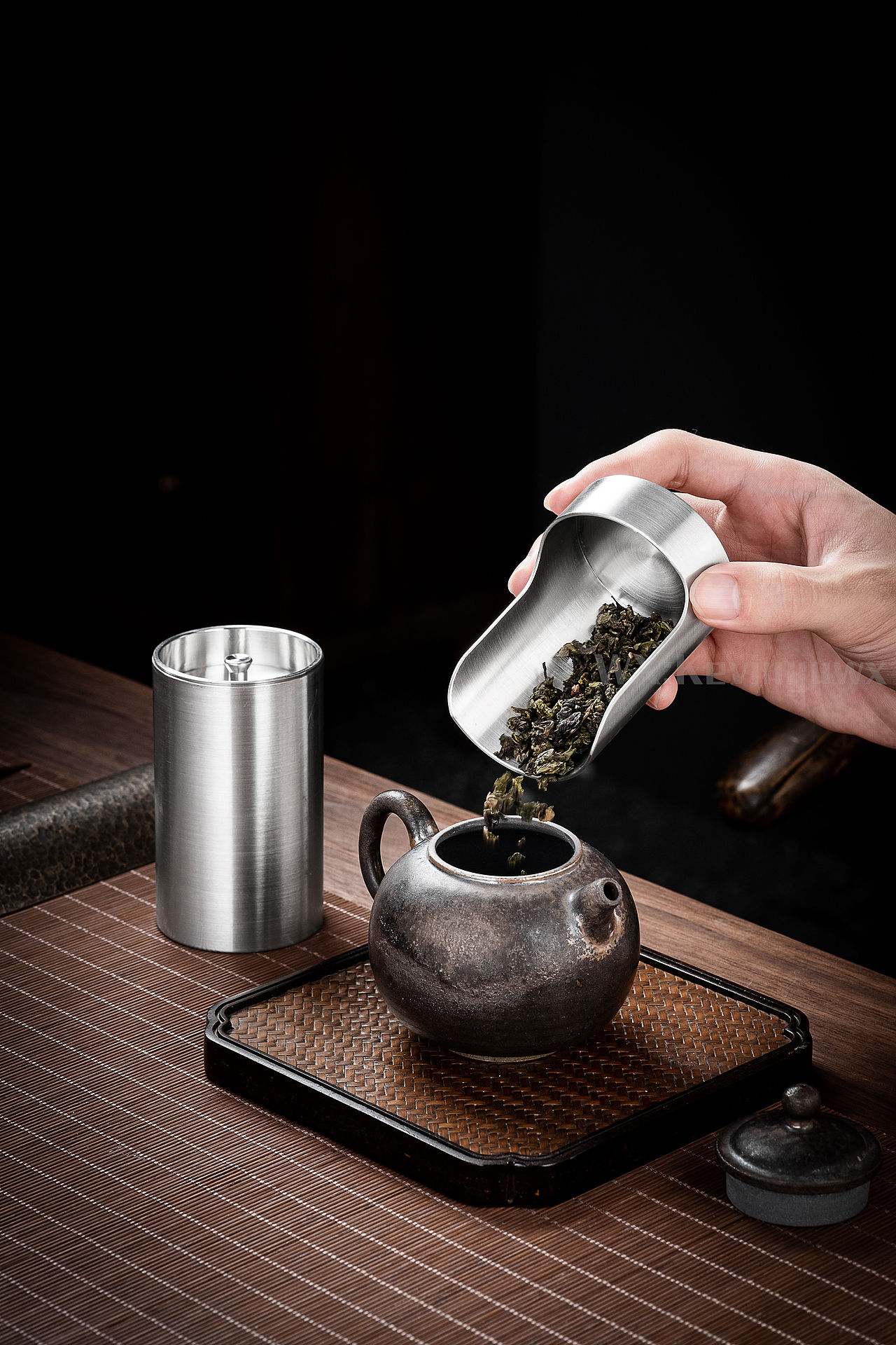 锡茶叶罐/茶叶罐/金属茶叶罐/茶具/电商摄影拍摄