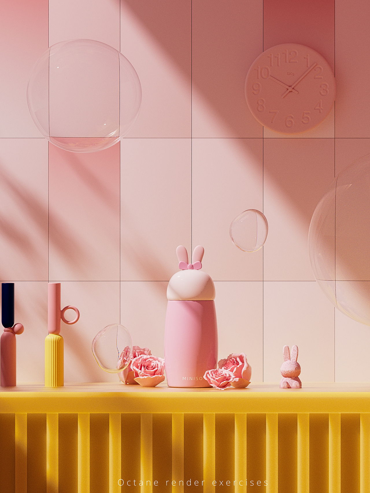 【C4D周练作业071-080】微软的毛玻璃效果（图ZMjgzMDA4NDI4） - 其他三维 - 站酷设计师苦七君原创素材 - 站酷ZCOOL