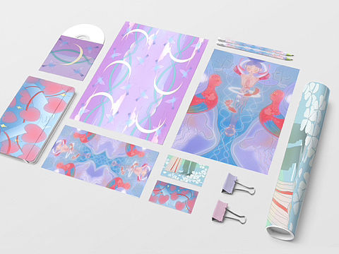 七夕情人节系列插画（个人主页-ZNjQ0OTgyNjQ=） - 商业插画 - 站酷设计师pestcherry原创素材 - 站酷ZCOOL