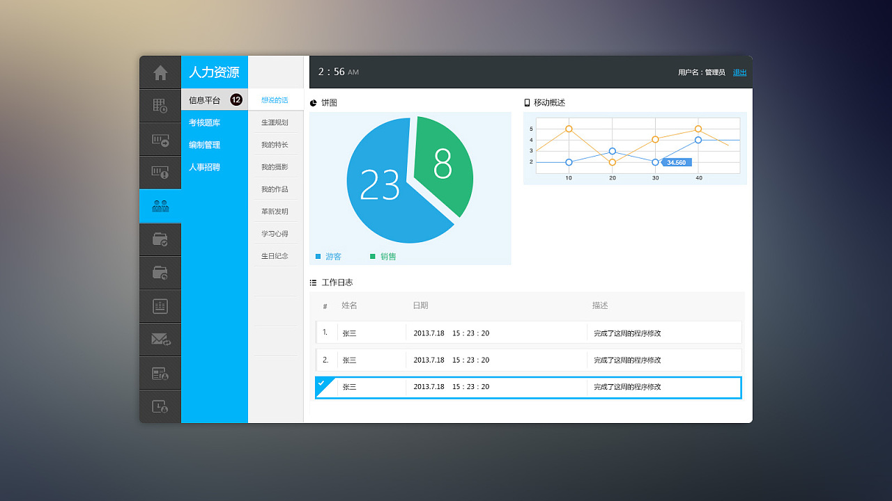 ui设计(后台管理界面)|ui|软件界面|仇xian笑笑 - 原创作品 - 站酷
