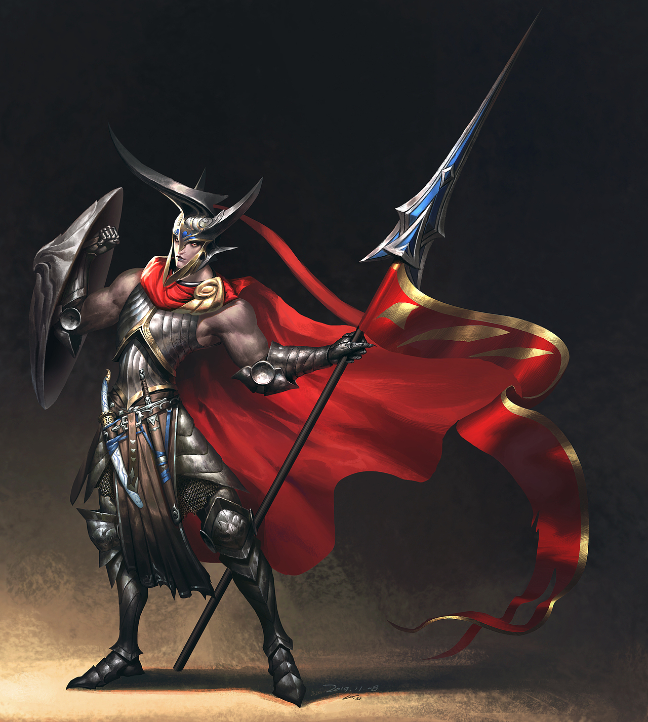 角色原画-游戏欧美风