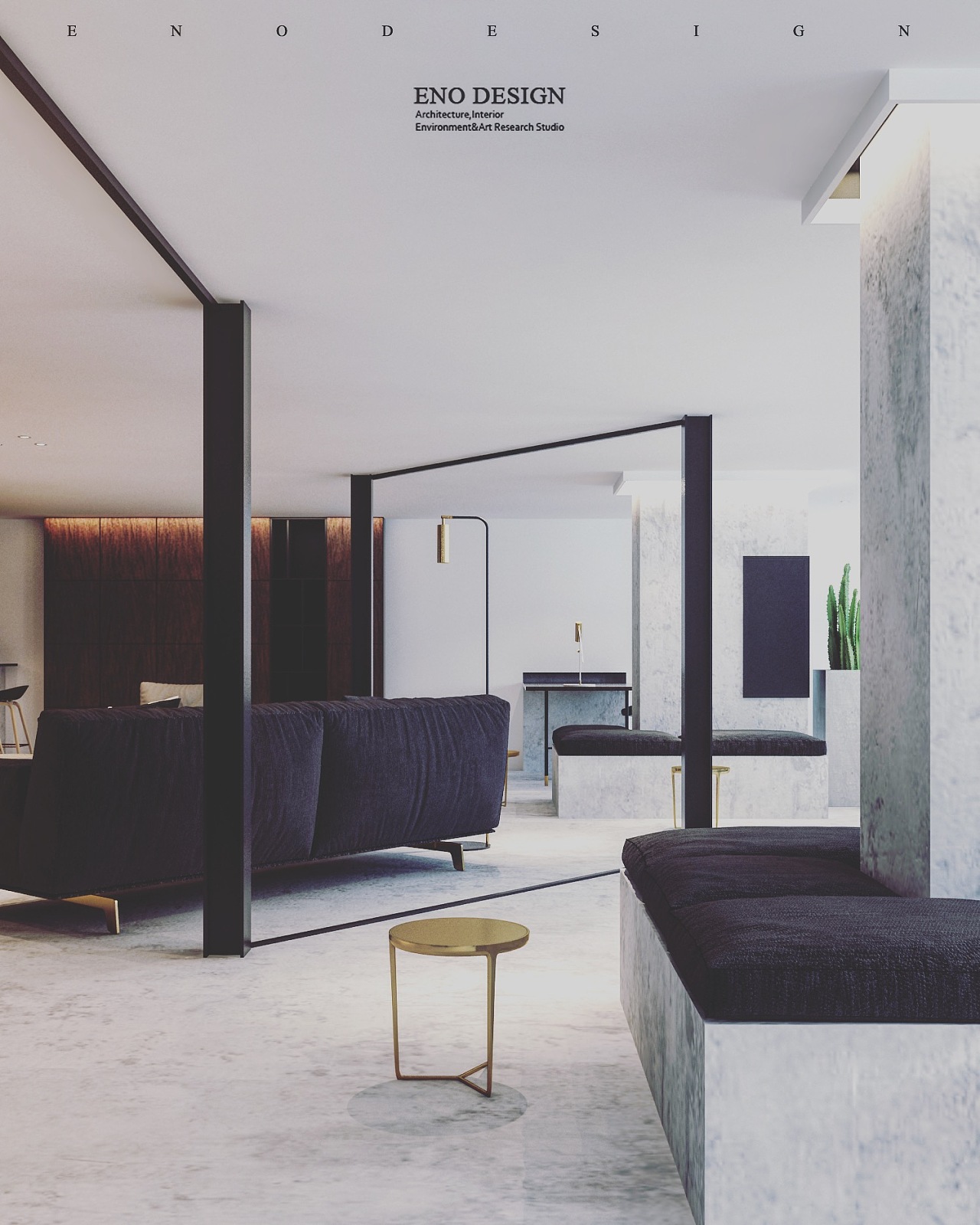 线状空间-自个儿的办公空间|空间|家装设计|许铭轩eddie - 原创作品