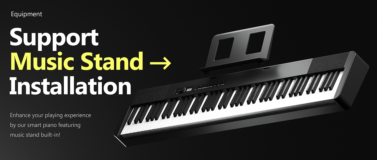 智能钢琴产品Banner