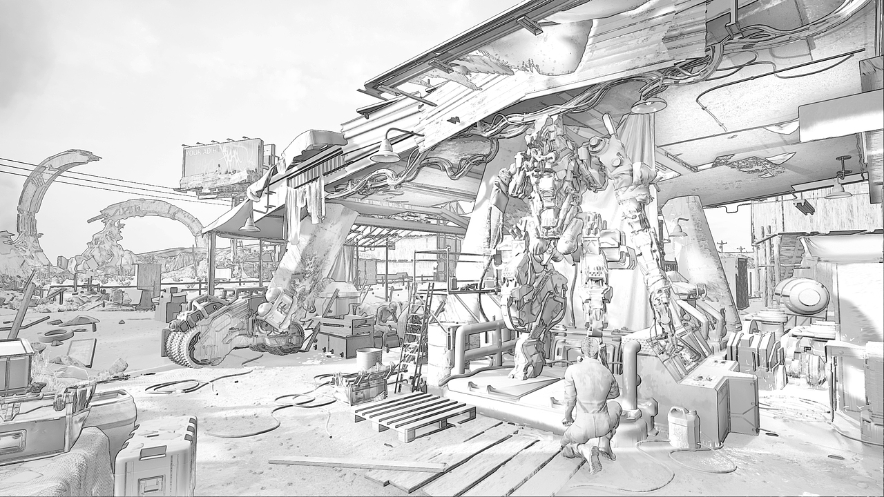 废土场景（图ZMjE4OTUxMjY0） - 场景 - 站酷设计师tideee原创素材 - 站酷ZCOOL