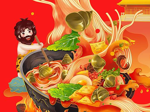 山顶洞人螺蛳粉