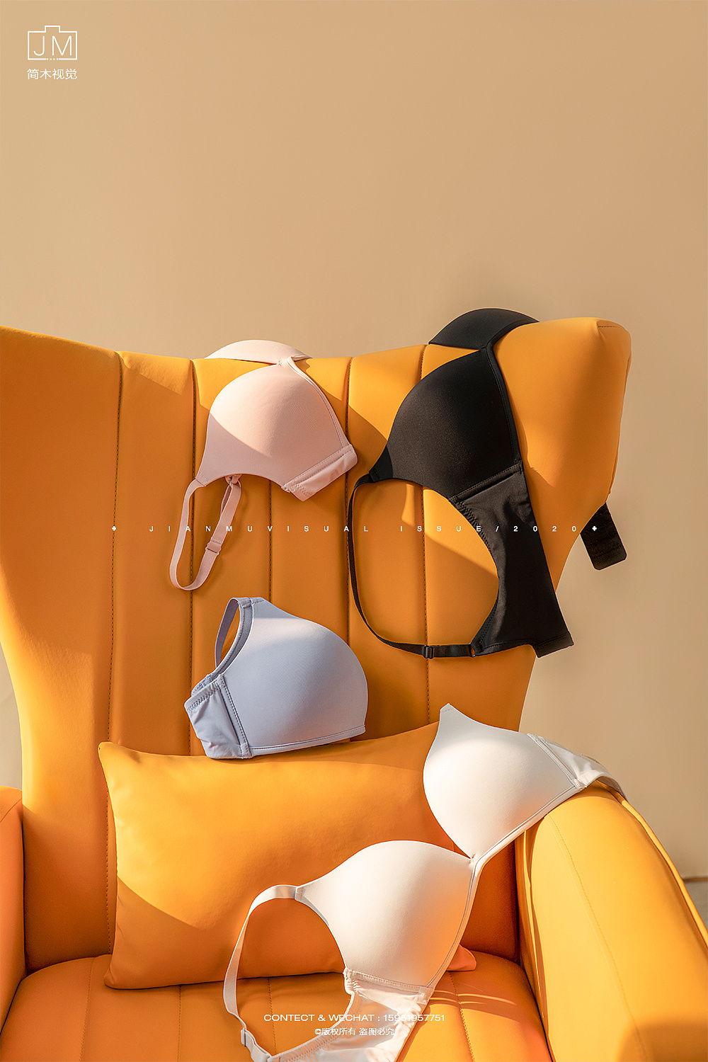 女士内衣摄影丨都市丽人 × 简木视觉 文胸产品静物拍摄