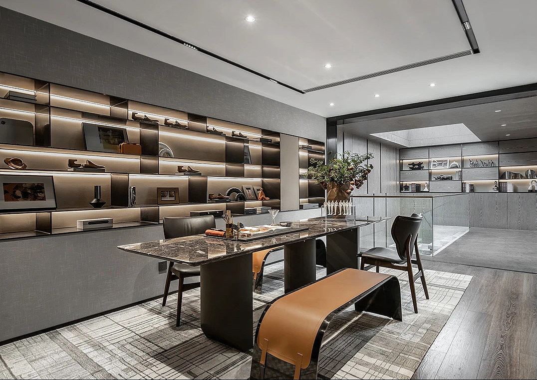 430㎡ 气质大宅，北方和煦的下沉庭院