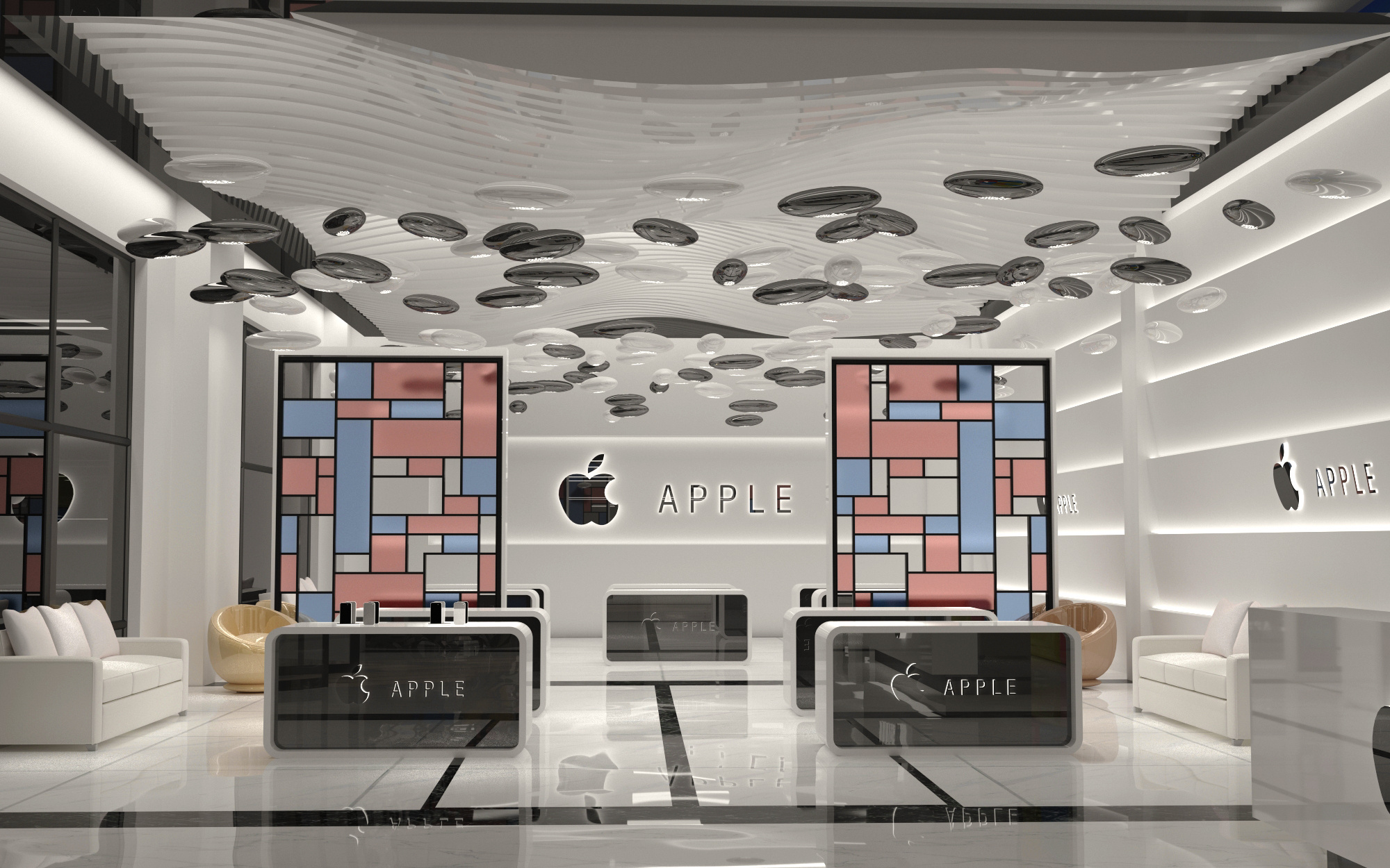 苹果体验店设计
