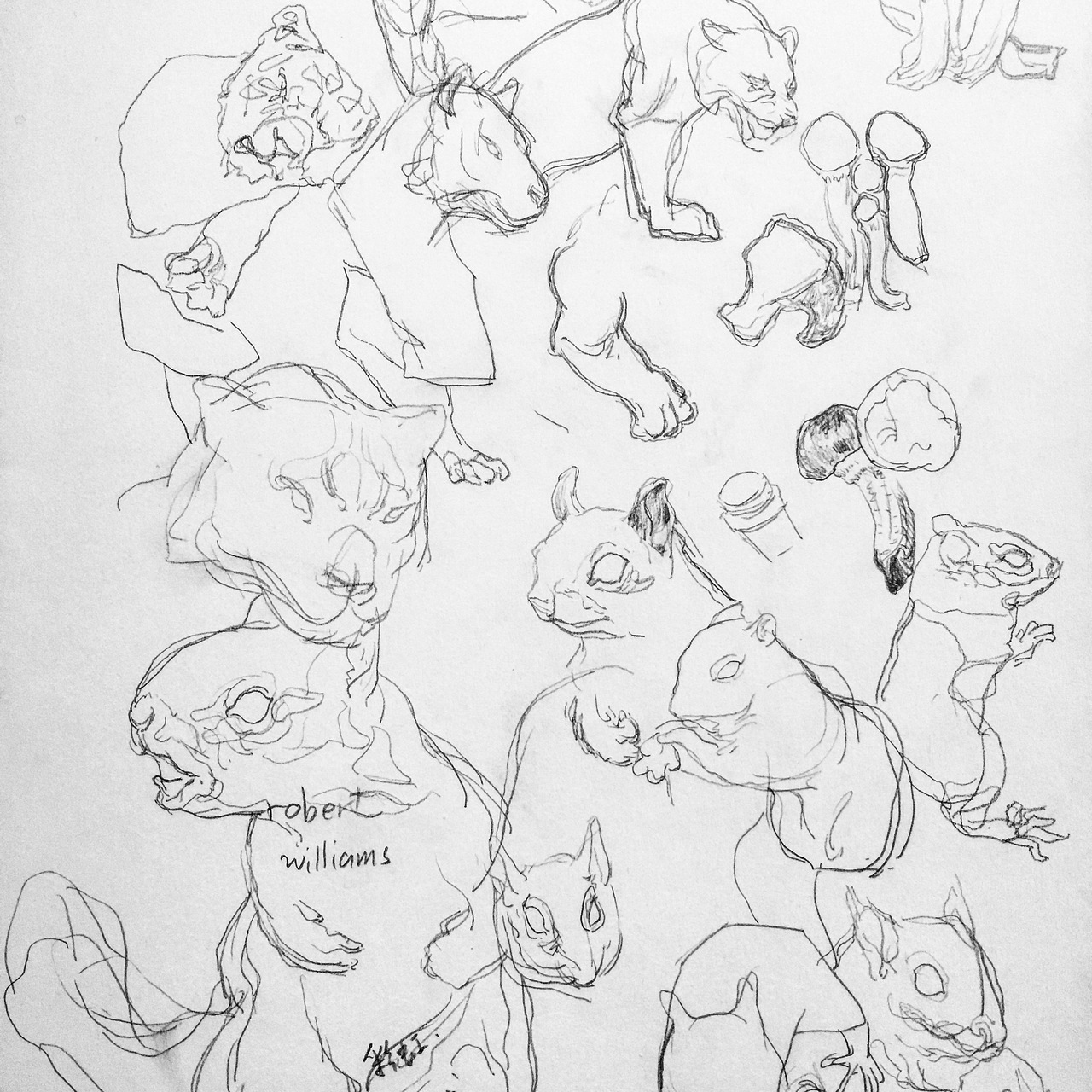 一些速写练习（图ZMTE4MzUzNzU2） - 绘画 - 站酷设计师靳鱼原创素材 - 站酷ZCOOL