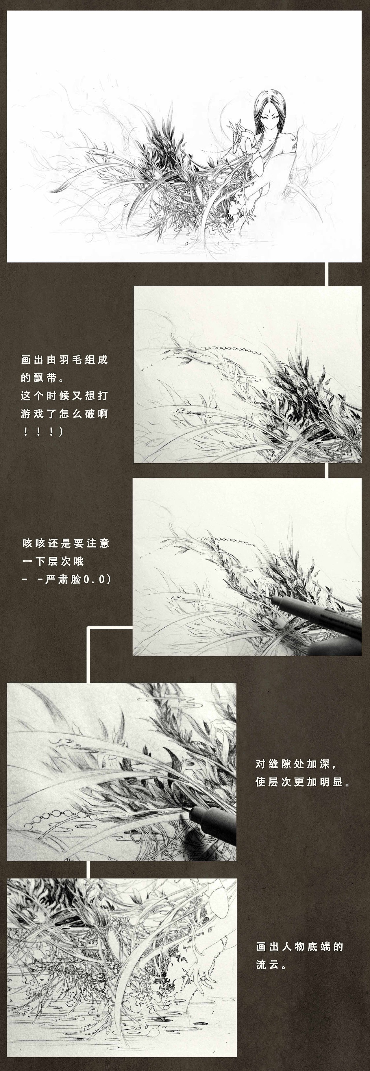 天龙八部:夜叉,及技法分享(图ZMTIwMzUxMjg=) - 创作习作 - 站酷设计师画师杉泽原创素材 - 站酷ZCOOL