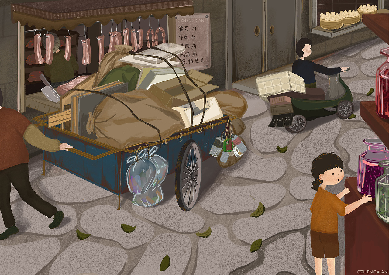 人间（图ZMTk0MzY0ODc2） - 艺术插画 - 站酷设计师六娃的一生原创素材 - 站酷ZCOOL