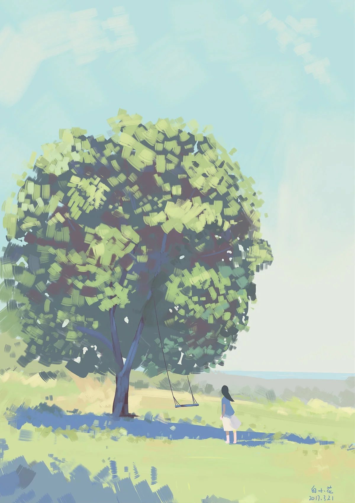 很喜欢的风格-临摹练习（图ZNzc5Nzg4NDg=） - 创作习作 - 站酷设计师朽木开花原创素材 - 站酷ZCOOL