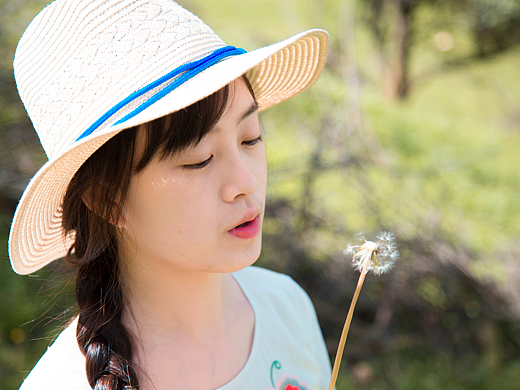 可爱 清新 女孩