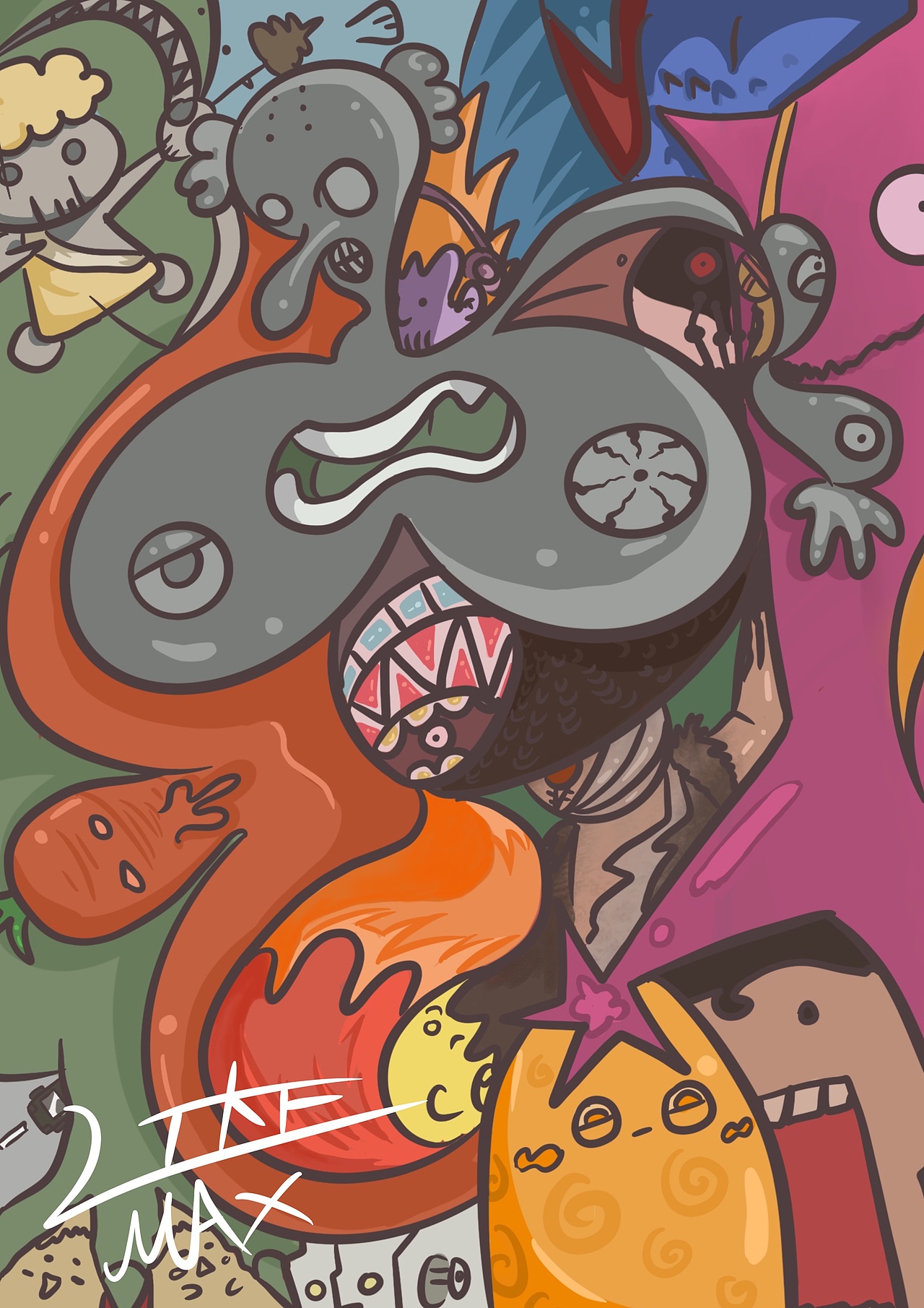 《奇异》（图ZMjkyMjc1MzM2） - 新锐潮流插画 - 站酷设计师LIKEMAX原创素材 - 站酷ZCOOL