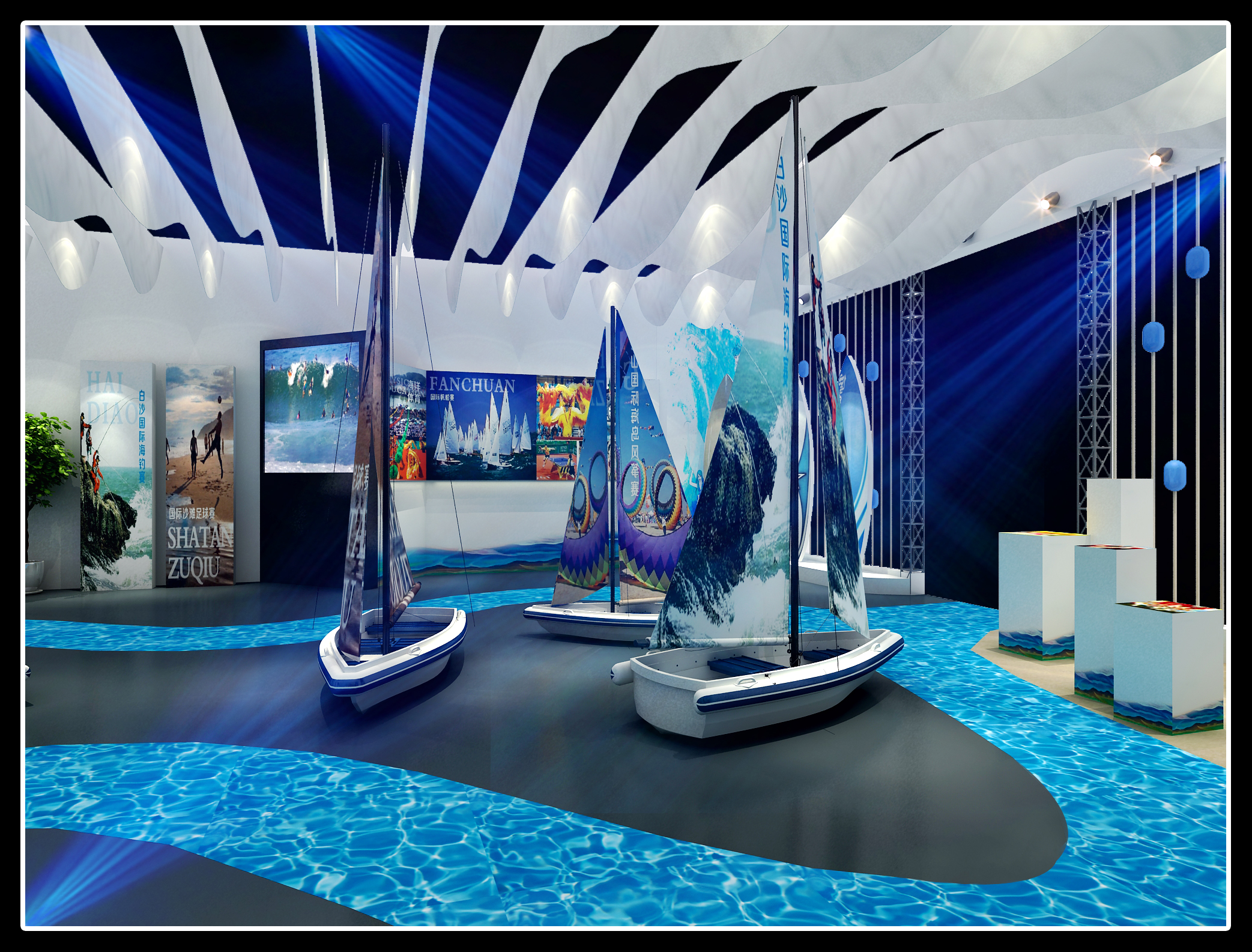 体育成果展|空间|展示设计 |fei没有翅膀 - 原创作品 - 站酷 (zcool)