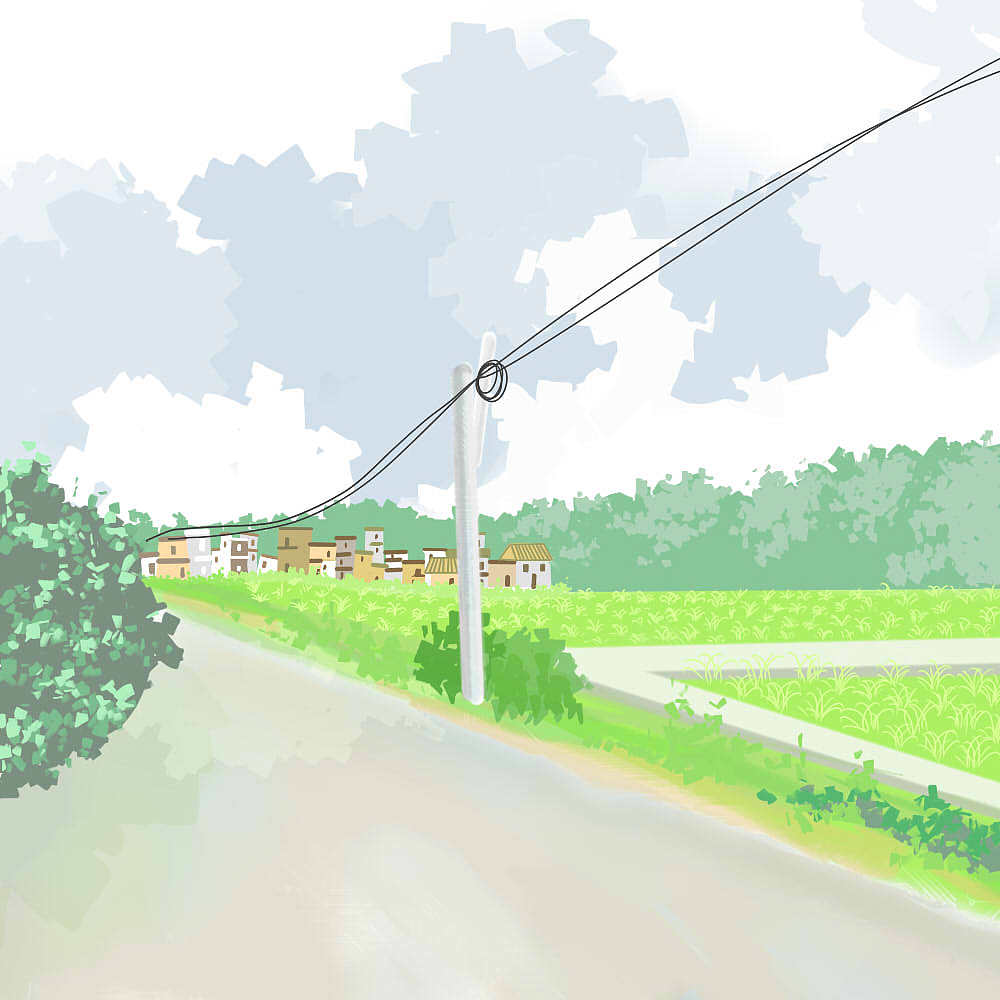 插图家乡插画～～小镇生活2～～～小镇生活～作品信息创作时间2017/08