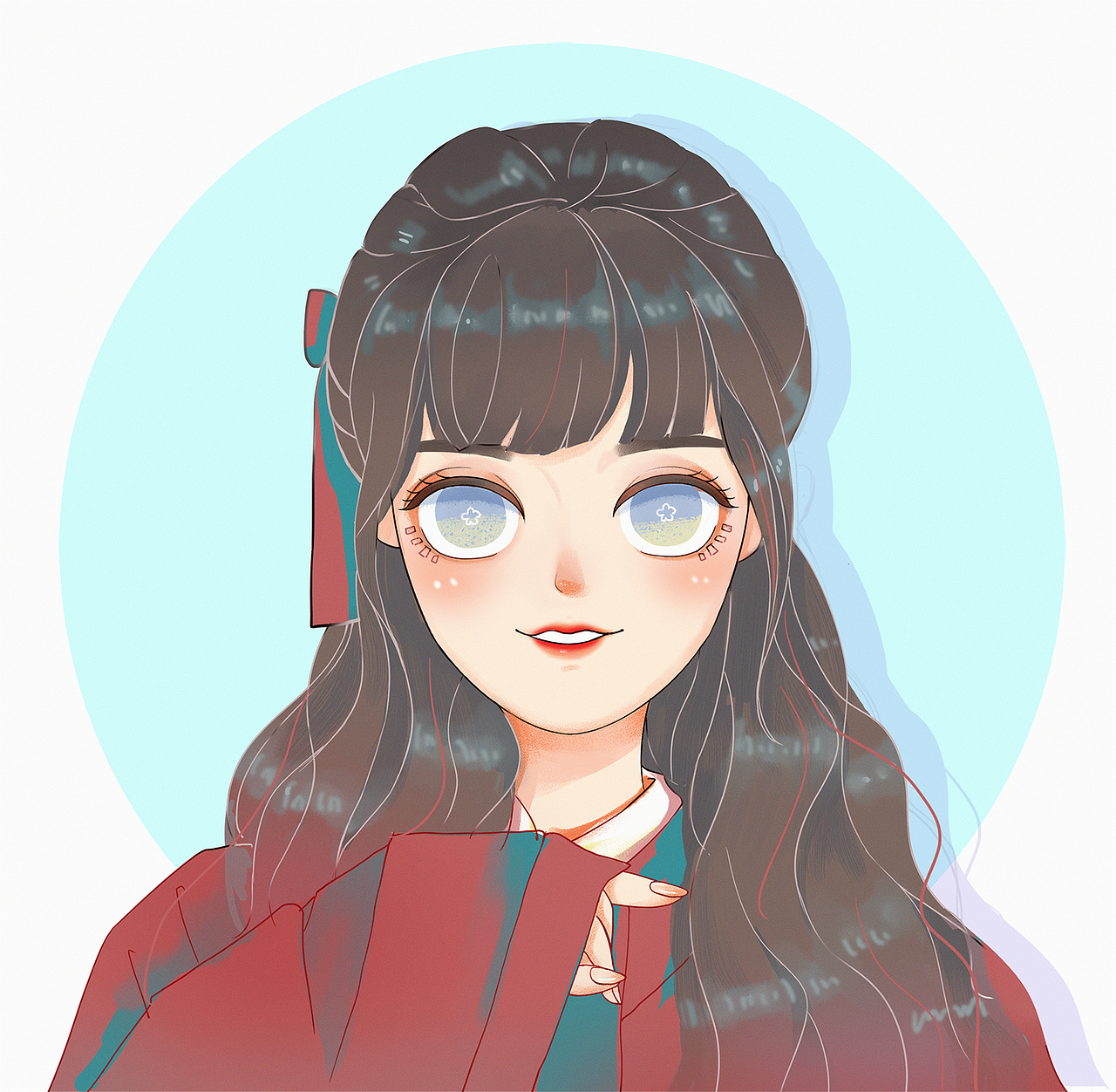 一颗少女心（图ZMTU4NzI0NzY0） - 新锐潮流插画 - 站酷设计师七月Evelyn原创素材 - 站酷ZCOOL