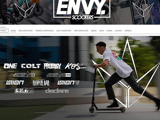 滑板车亚马逊首页店铺装修