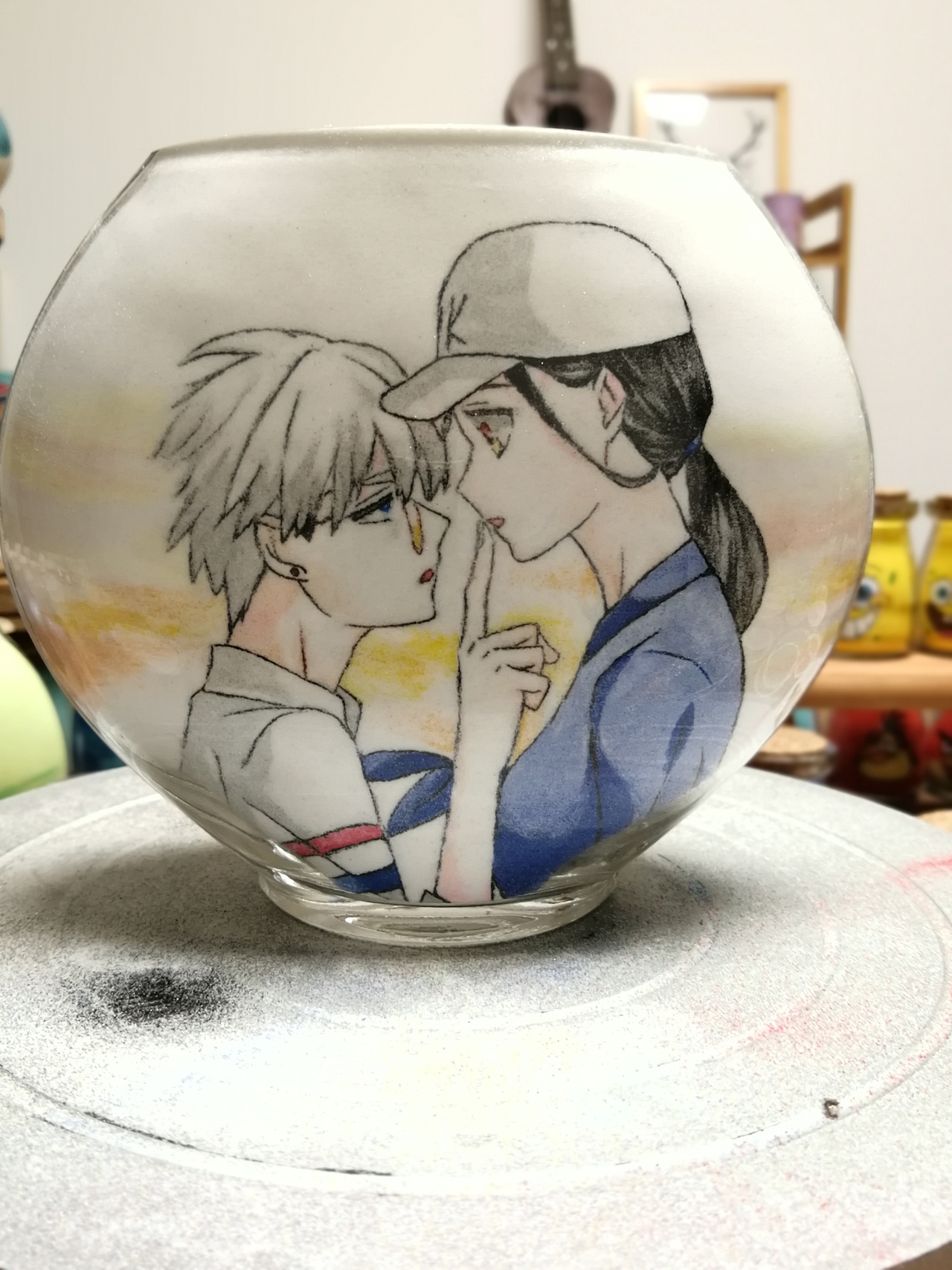 立体沙画（沙瓶画）（图ZMTIyMDE4ODYw） - 其他手工艺 - 站酷设计师立体沙画_禹笙原创素材 - 站酷ZCOOL