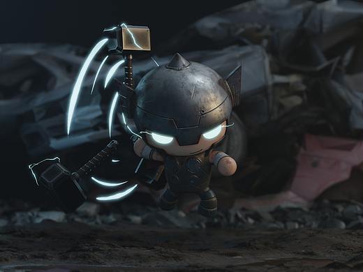 Blender 2.83 × Substance Painter [THOR 雷神 EEVEE]
