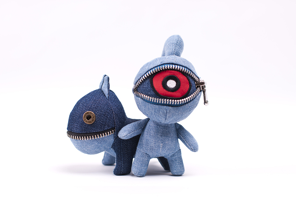 牛仔裤废物利用之公仔设计制作