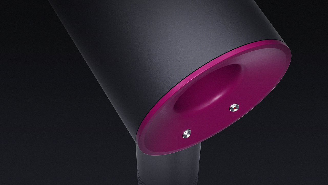 吹风筒C4D建模渲染