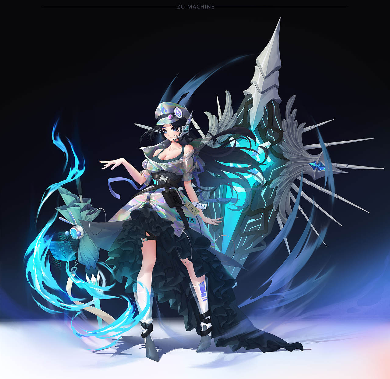 御姐指挥官~（图ZMTk4NDAwNDI4） - 游戏原画 - 站酷设计师温柔且野兽原创素材 - 站酷ZCOOL