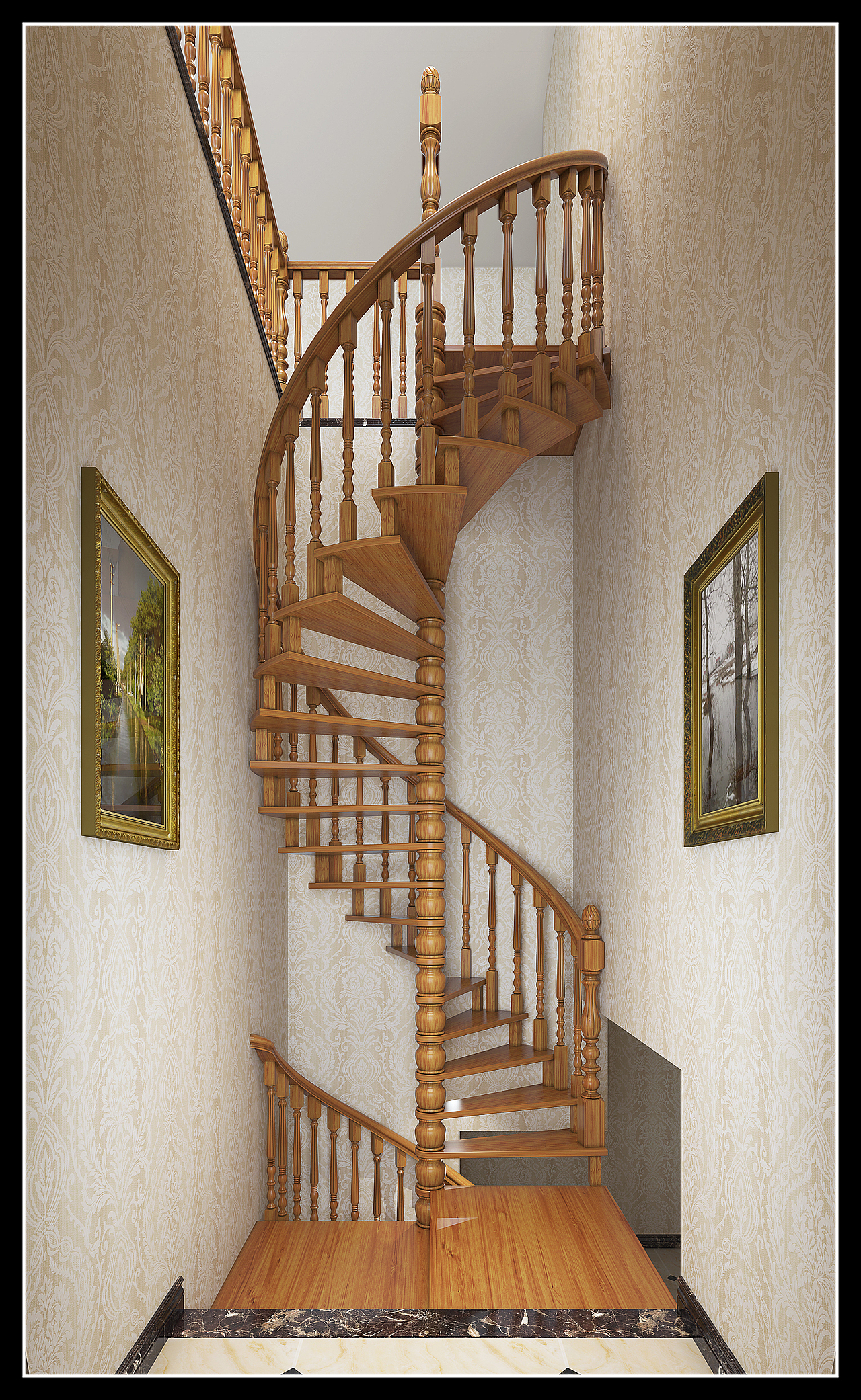 复式别墅楼梯楼梯方案