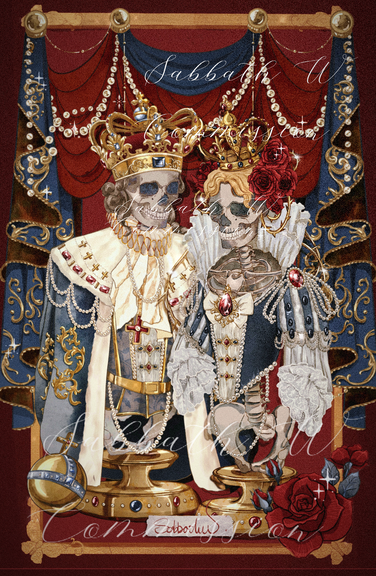 鎏金暗宴·插画合集