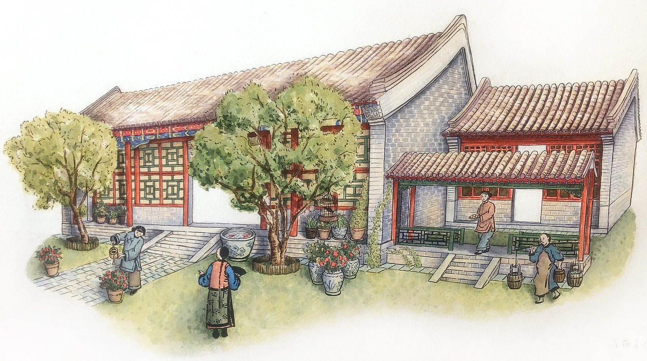老北京的四合院