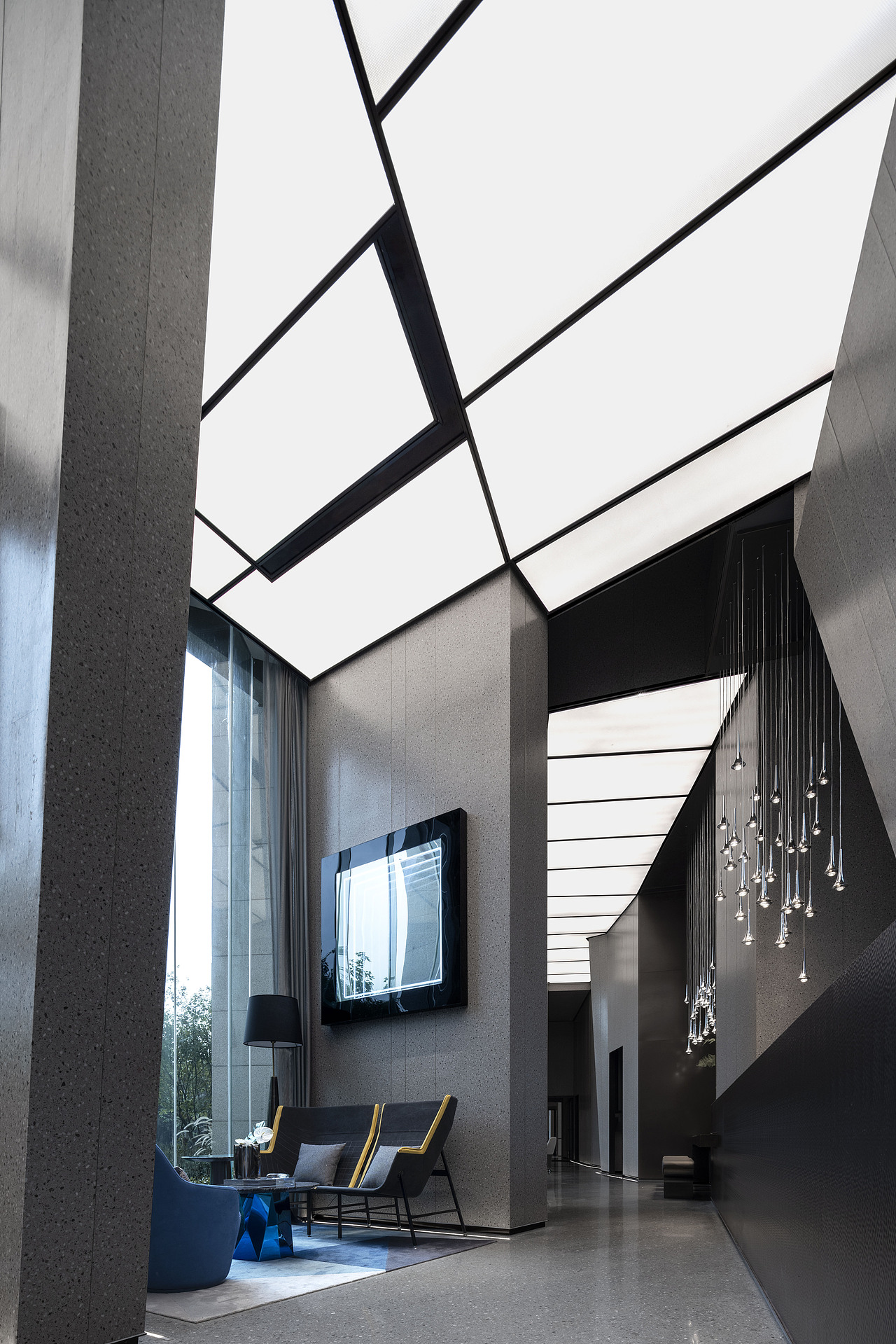 钻石切割般的售楼空间，极简纯粹，张力十足！（图ZMjQwMTI3ODI0） - 商业空间设计 - 站酷设计师道胜设计原创素材 - 站酷ZCOOL