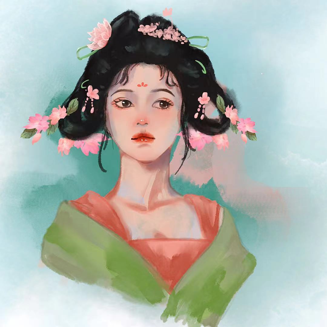 古风美人（图ZMzcwMzE4OTU2） - 创作习作 - 站酷设计师时浅咩原创素材 - 站酷ZCOOL
