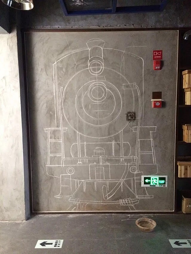 石家庄墙绘火车复古写实（图ZMTM0OTI3NDUy） - 新锐潮流插画 - 站酷设计师匠心彩绘刘海乐原创素材 - 站酷ZCOOL