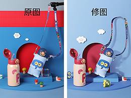 【Photoshop教程】儿童水杯修图教学