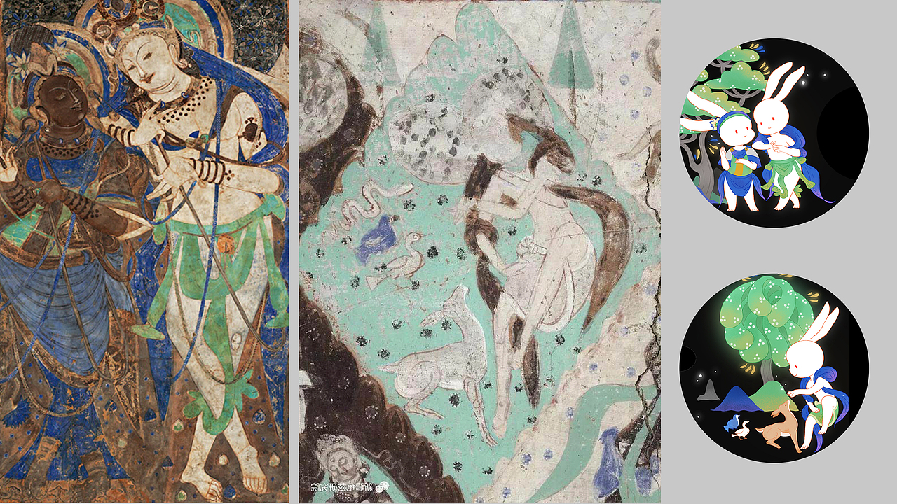 【心相印】龟兹国仙境（图ZMzM3NTk5NzUy） - 商业插画 - 站酷设计师羊与羊毛_原创素材 - 站酷ZCOOL