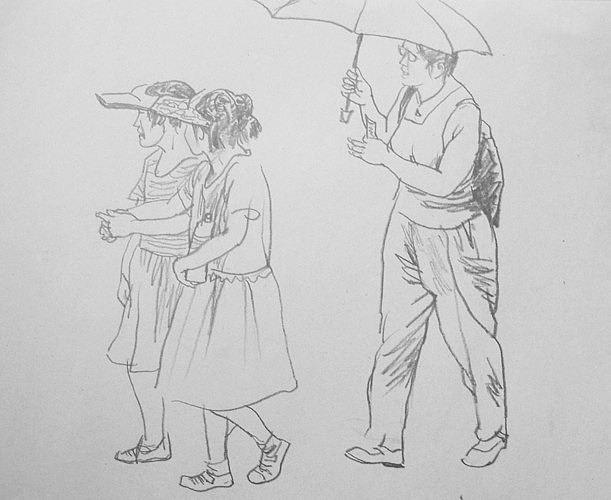 很棒的人物速写作品,一定要看哦